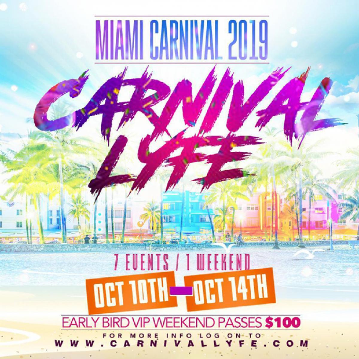 Carnival Lyfe Weekend Passes flyer or main visual.