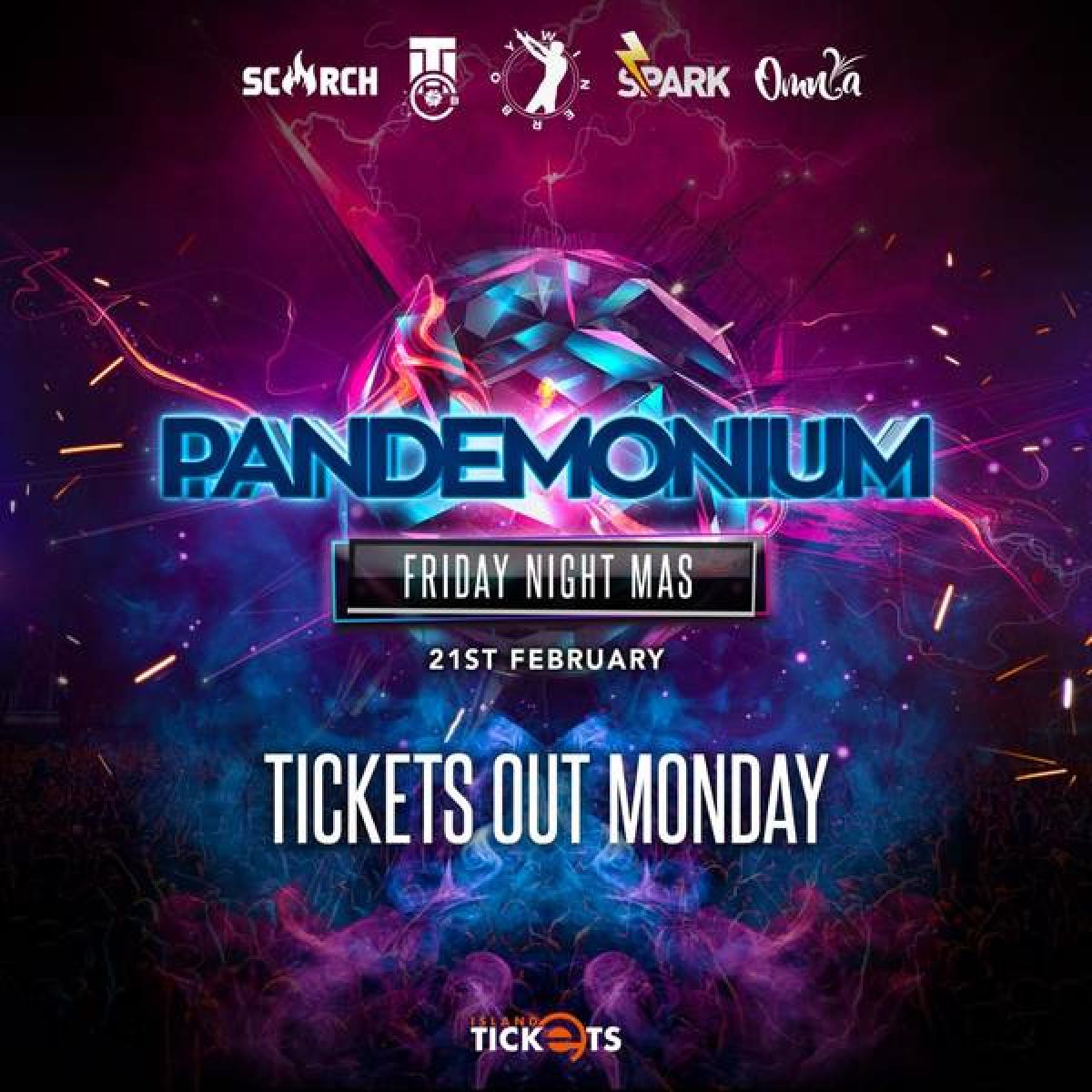 Pandemonium 2 flyer or graphic.